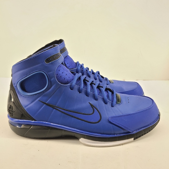 B32 (9/10 Good Condition) Nike Huarache 2K4 Blue 511425-441 Kobe Lakers Men 13 - Picture 1 of 6